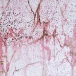 Lycra Fantasia Laminata Effetto Marmo Rosa