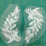 Macrame' Cometa Bianco con Pailettes